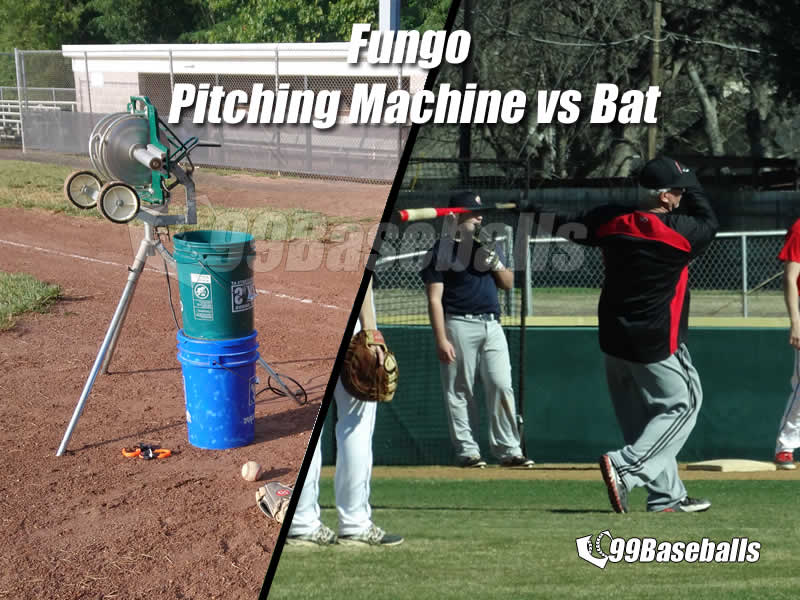 fungo hitting - fungo bat vs pitching machine